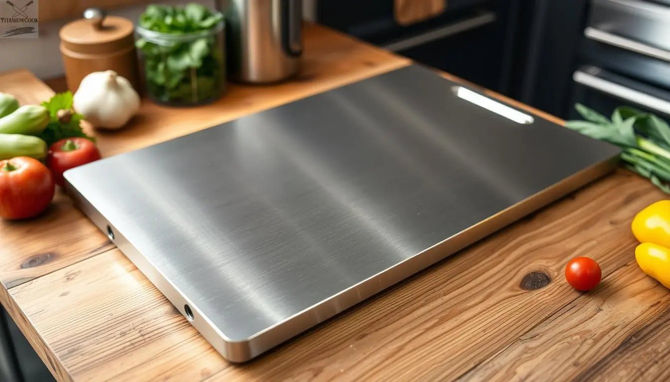 Planche à découper Original TitaniumCook 100% Pure Titanium - TitaniumCook
