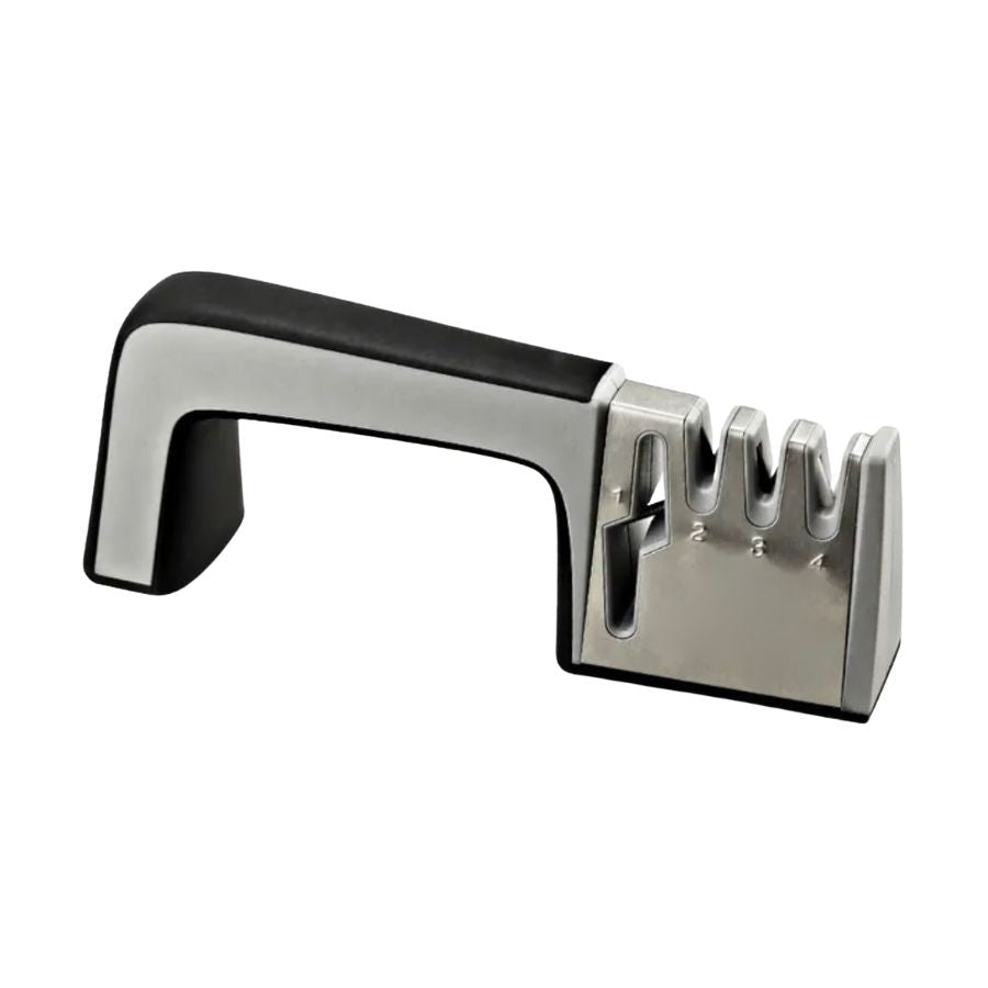 Aiguiseur Premium - 4 Fentes – Acier Inoxydable - TitaniumCook