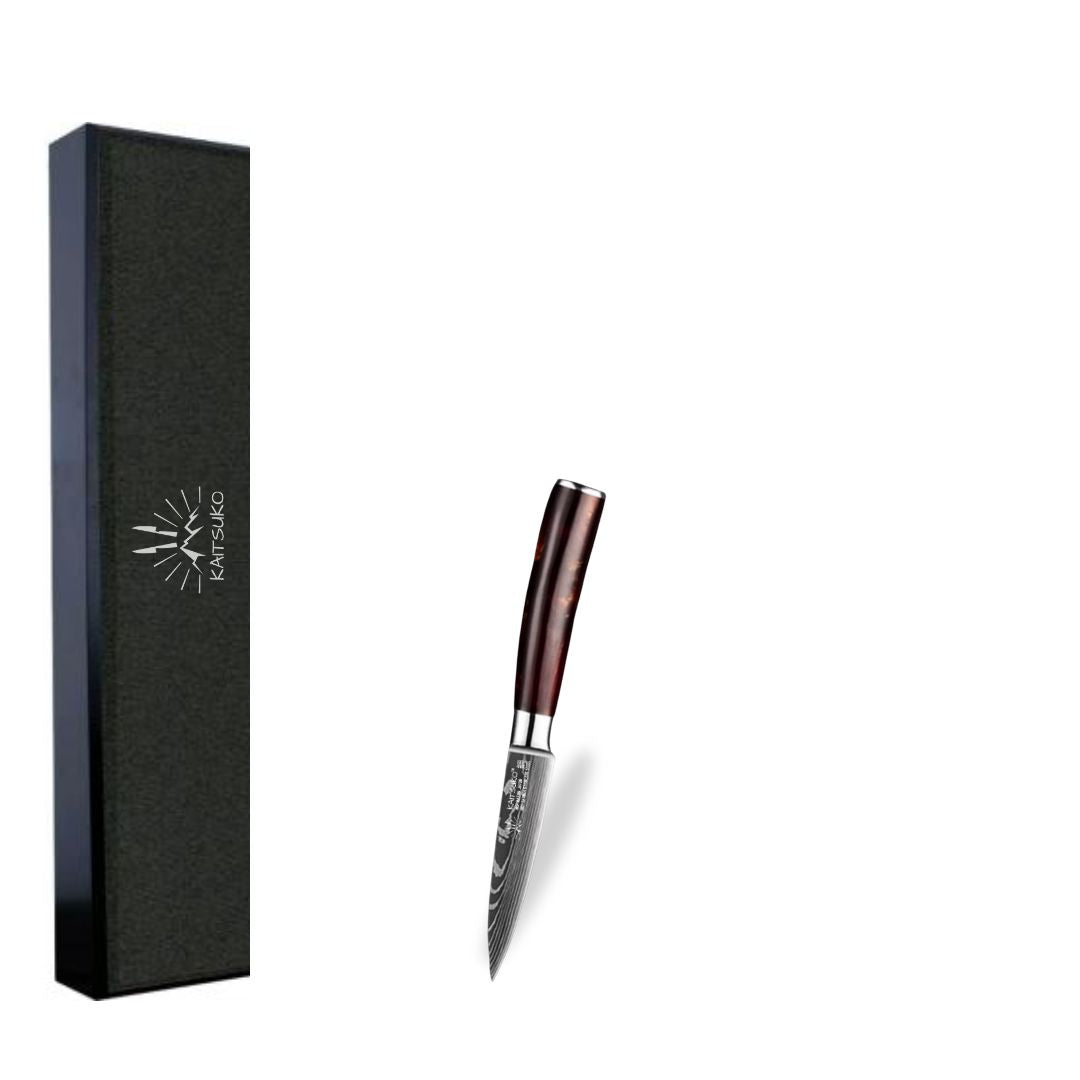 Set de 5 couteaux Japonais - Chef Tanaka - Terre de feu - TitaniumCook