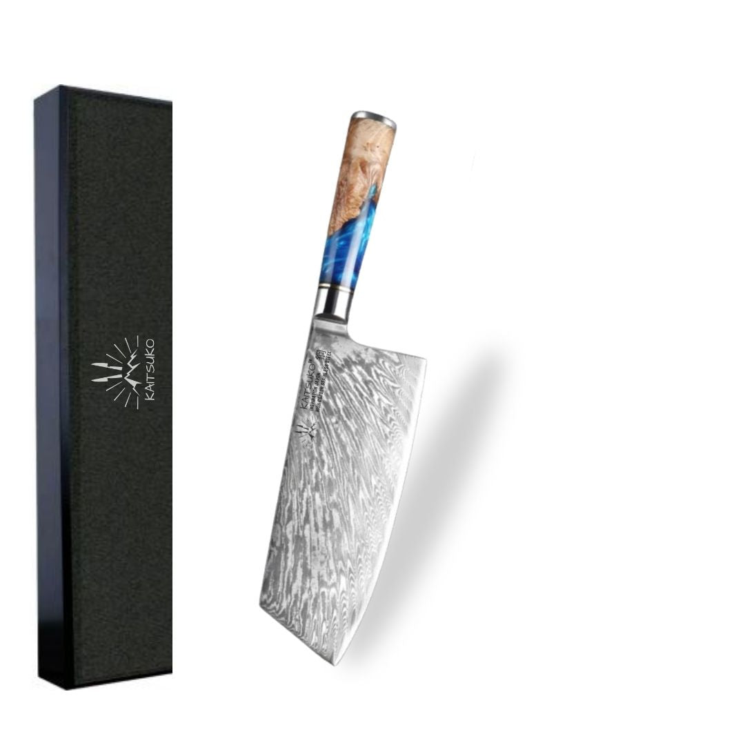 Couteau Nakiri / couperet - Série Mer Jaune - TitaniumCook