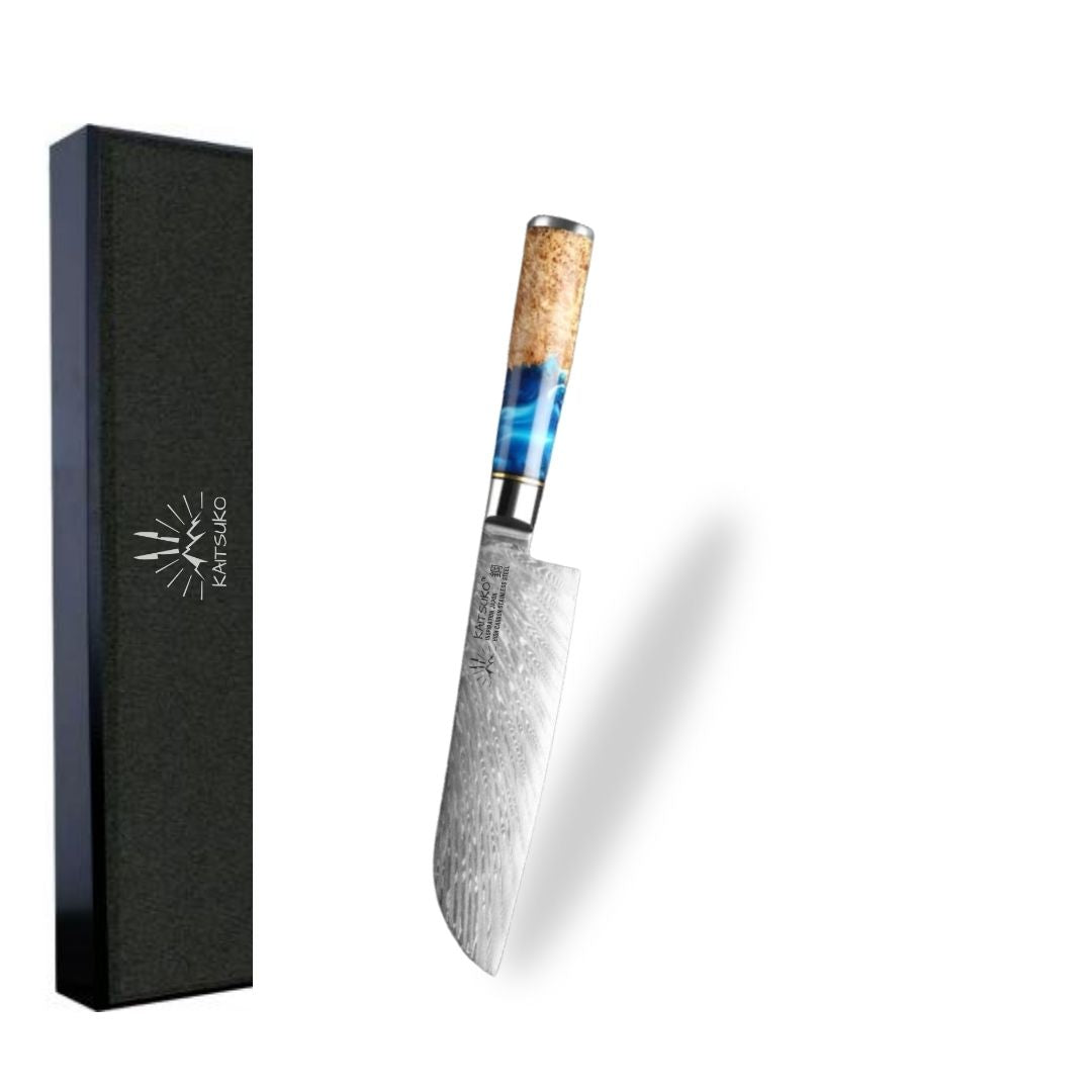 Couteau Santoku Mer Jaune – TitaniumCook - TitaniumCook