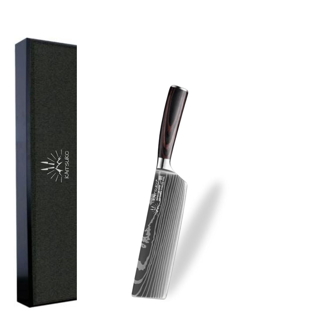 Set de 7 couteaux Japonais - Chef Tanaka - Forest Wood - TitaniumCook