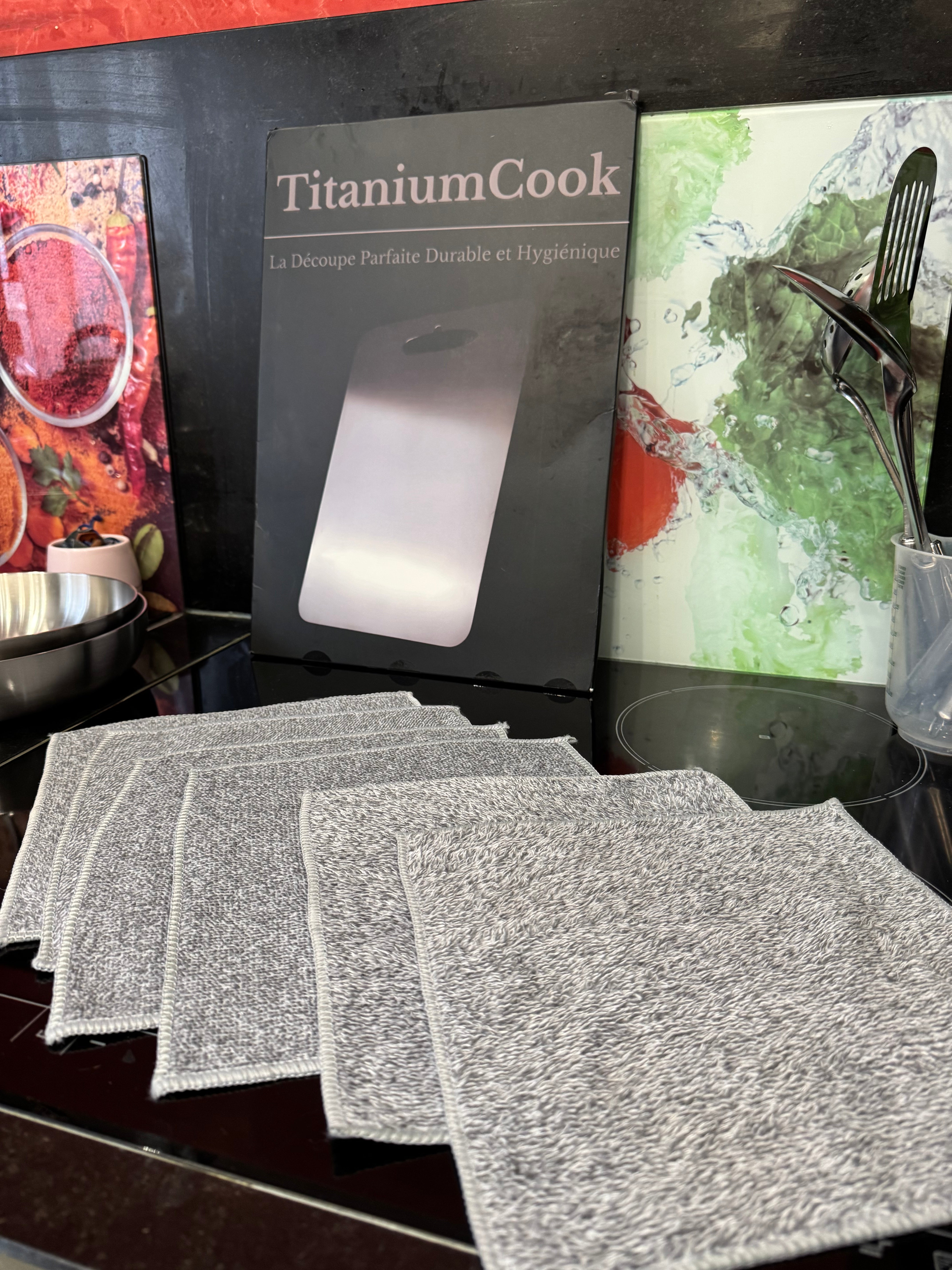 Torchon Ultra Absorbant TitaneCook-Propreté sans Effort Pas Cher ! - TitaniumCook