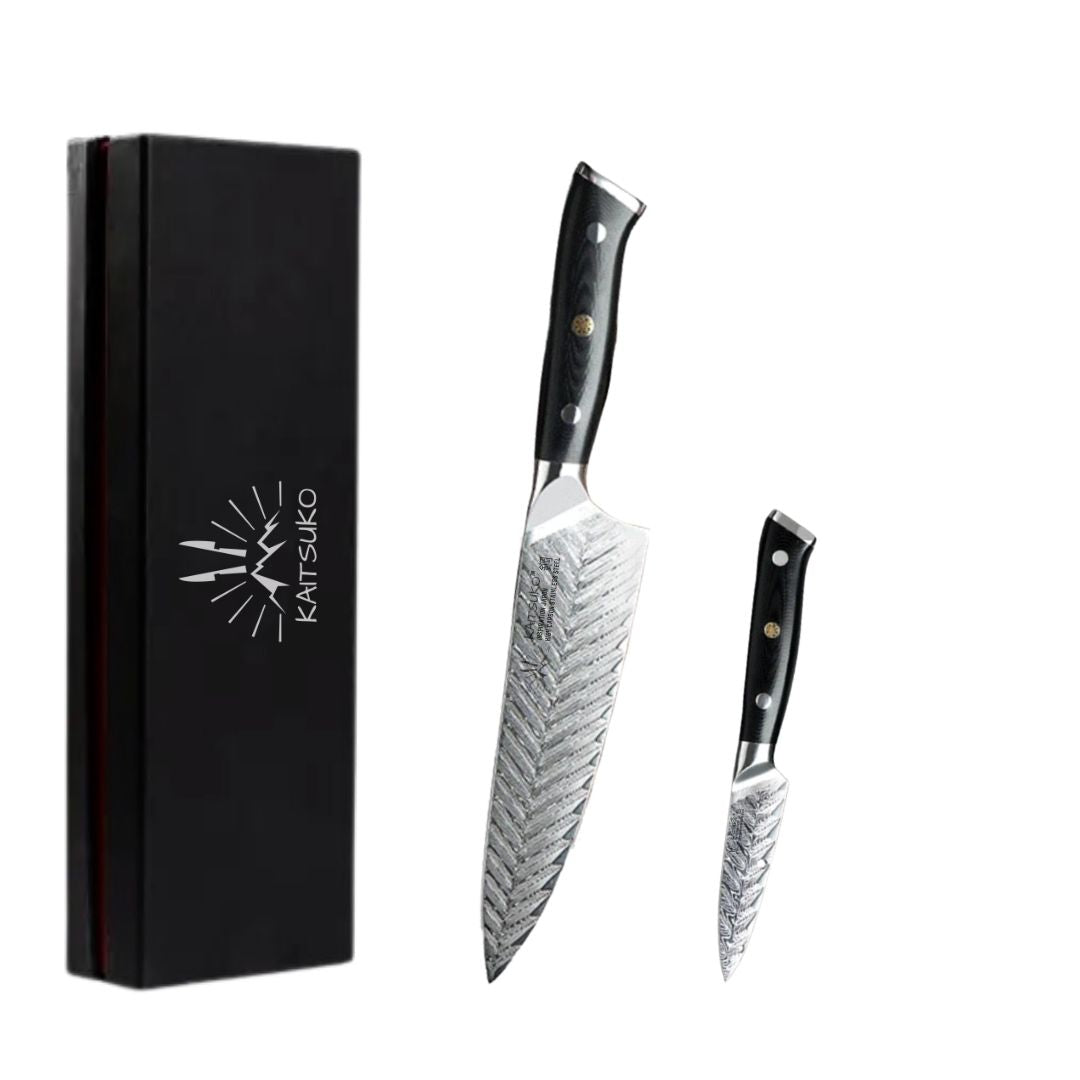 Set de 2 couteaux Japonais - Collection Chef Yakumoto - TitaniumCook