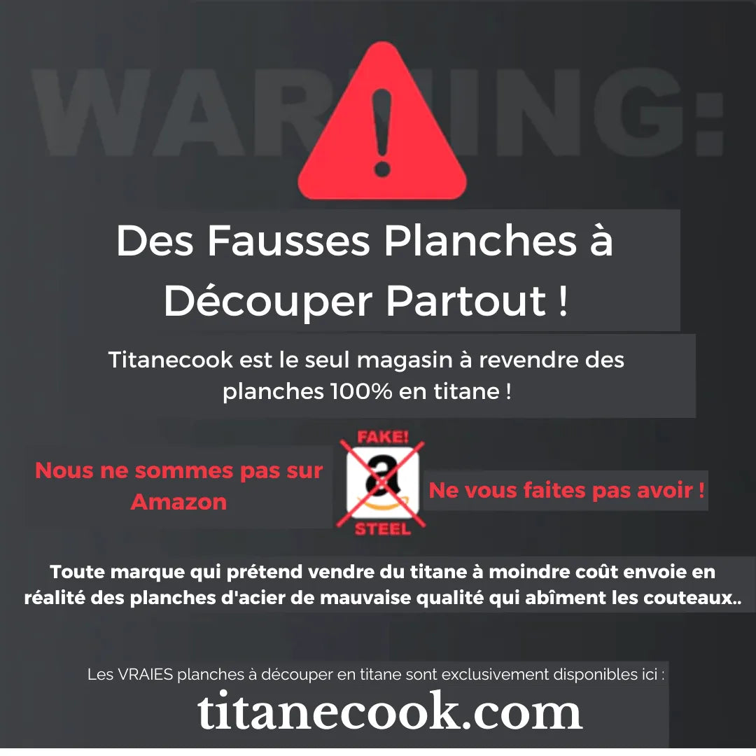 Planche à Découper en Titane Original TitaniumCook - TitaniumCook