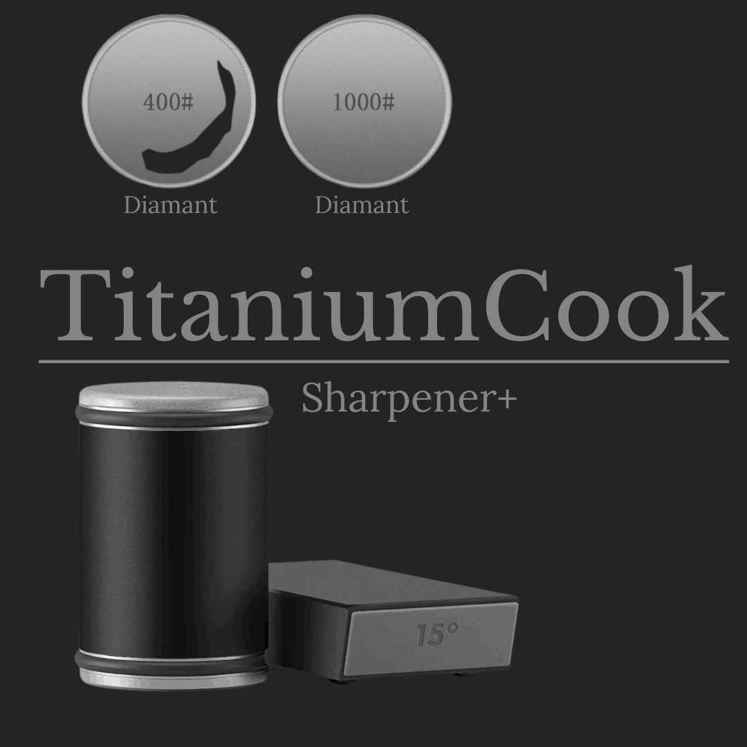 TitaniumSharpener - Aiguiseur de Précision pour un Affûtage Parfait - TitaniumCook