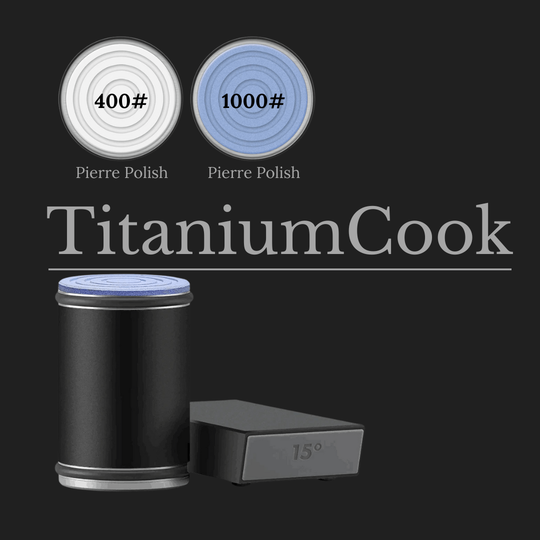 TitaniumSharpener - Aiguiseur de Précision pour un Affûtage Parfait - TitaniumCook