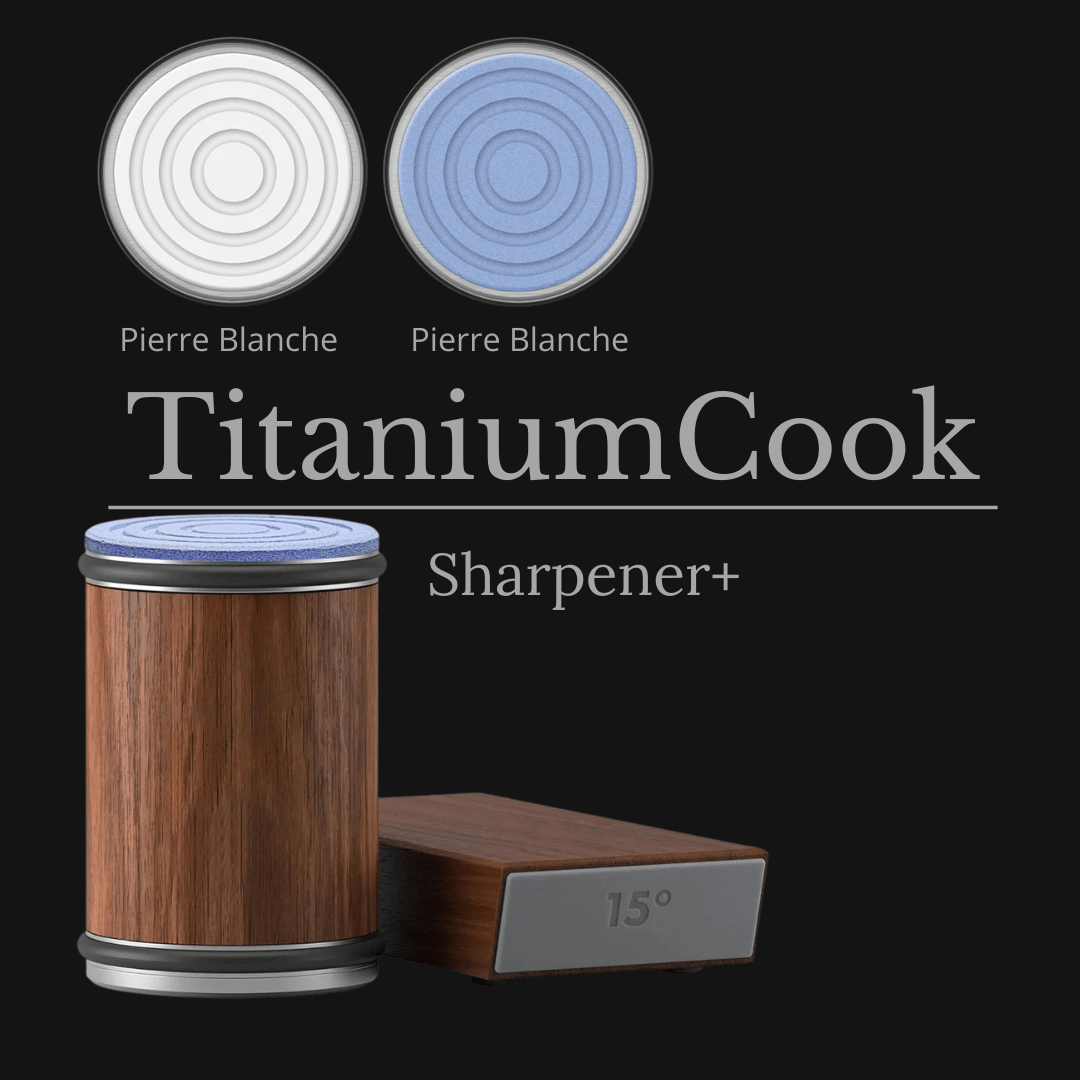 TitaniumSharpener - Aiguiseur de Précision pour un Affûtage Parfait - TitaniumCook