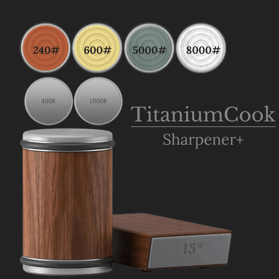 TitaniumSharpener - Aiguiseur de Précision pour un Affûtage Parfait - TitaniumCook