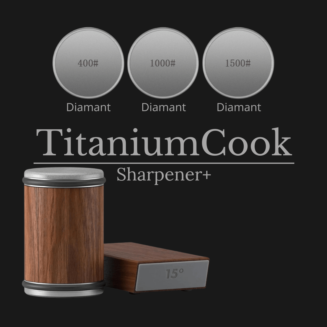 TitaniumSharpener - Aiguiseur de Précision pour un Affûtage Parfait - TitaniumCook