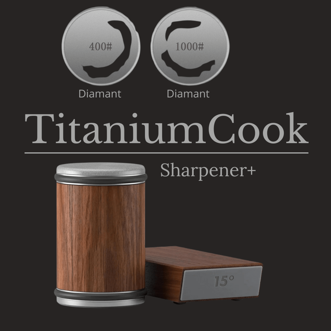 TitaniumSharpener - Aiguiseur de Précision pour un Affûtage Parfait - TitaniumCook
