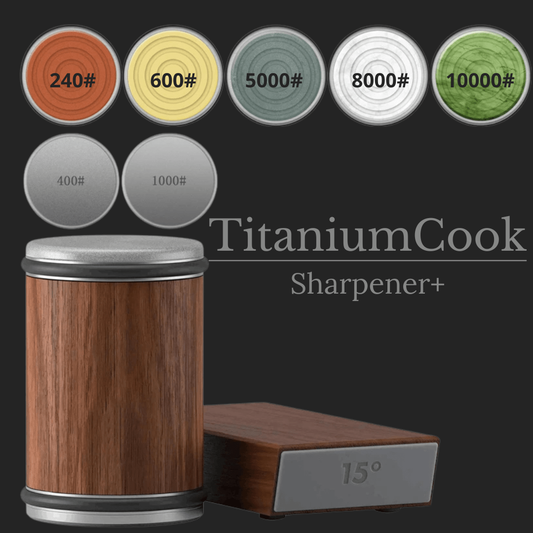 TitaniumSharpener - Aiguiseur de Précision pour un Affûtage Parfait - TitaniumCook