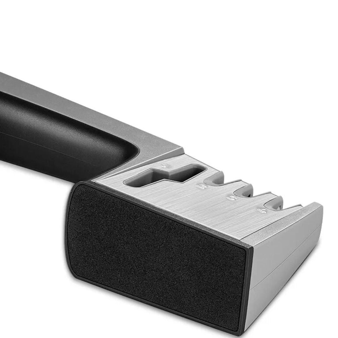 Aiguiseur Premium - 4 Fentes – Acier Inoxydable - TitaniumCook