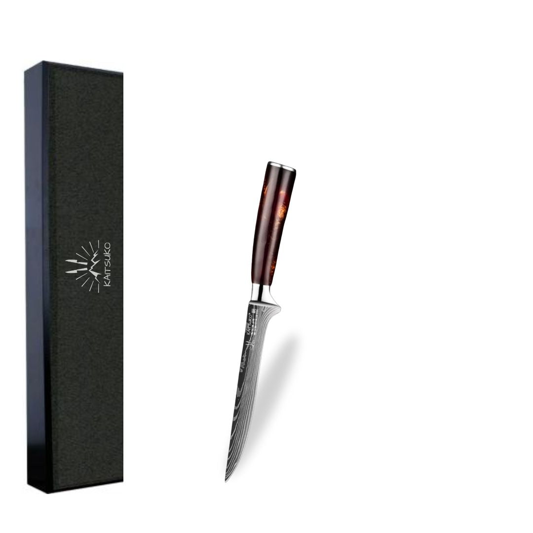 Set de 5 couteaux Japonais - Chef Tanaka - Terre de feu - TitaniumCook