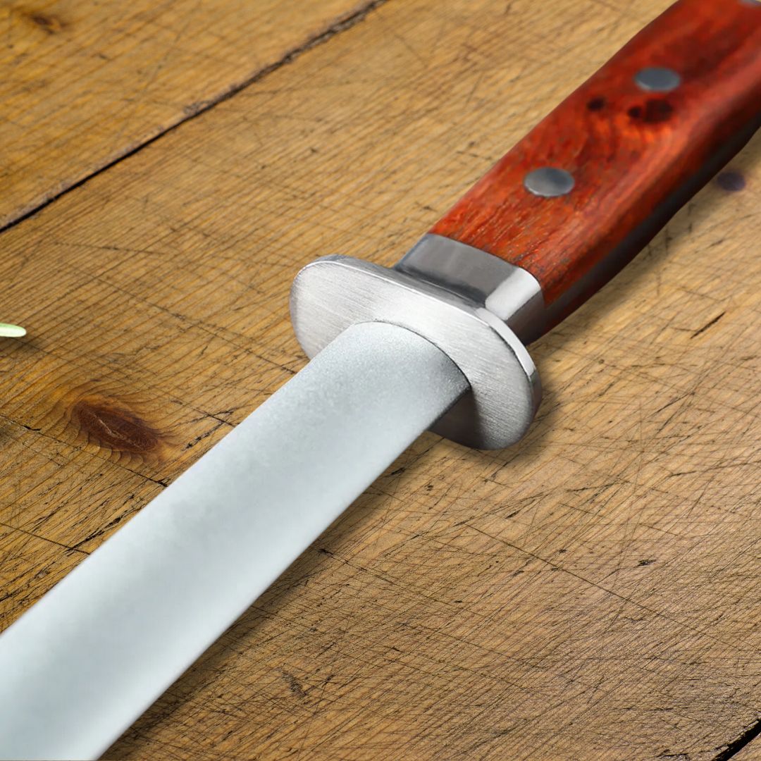 Fusil à aiguiser - Manche en bois - 30cm - TitaniumCook