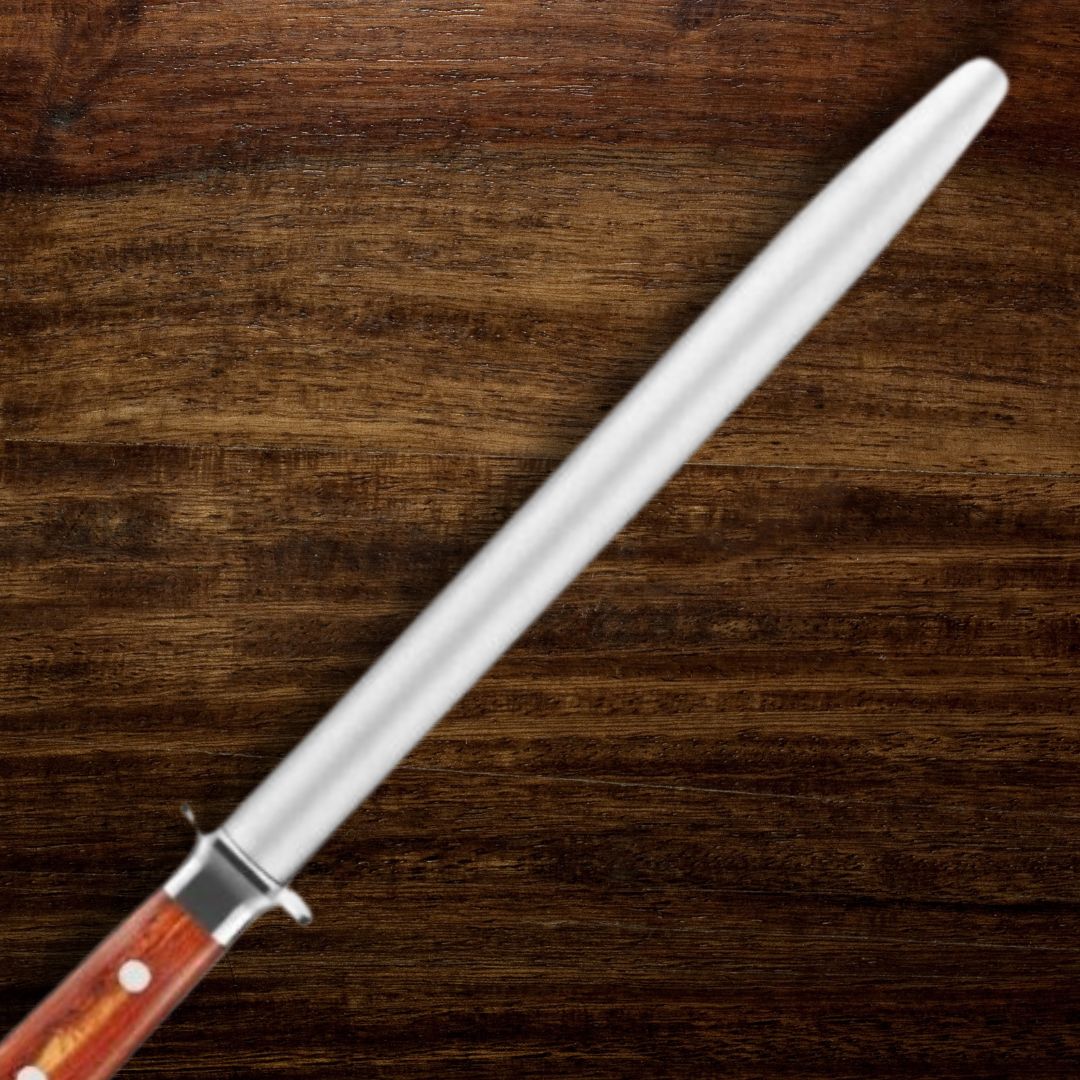 Fusil à aiguiser - Manche en bois - 20cm - TitaniumCook