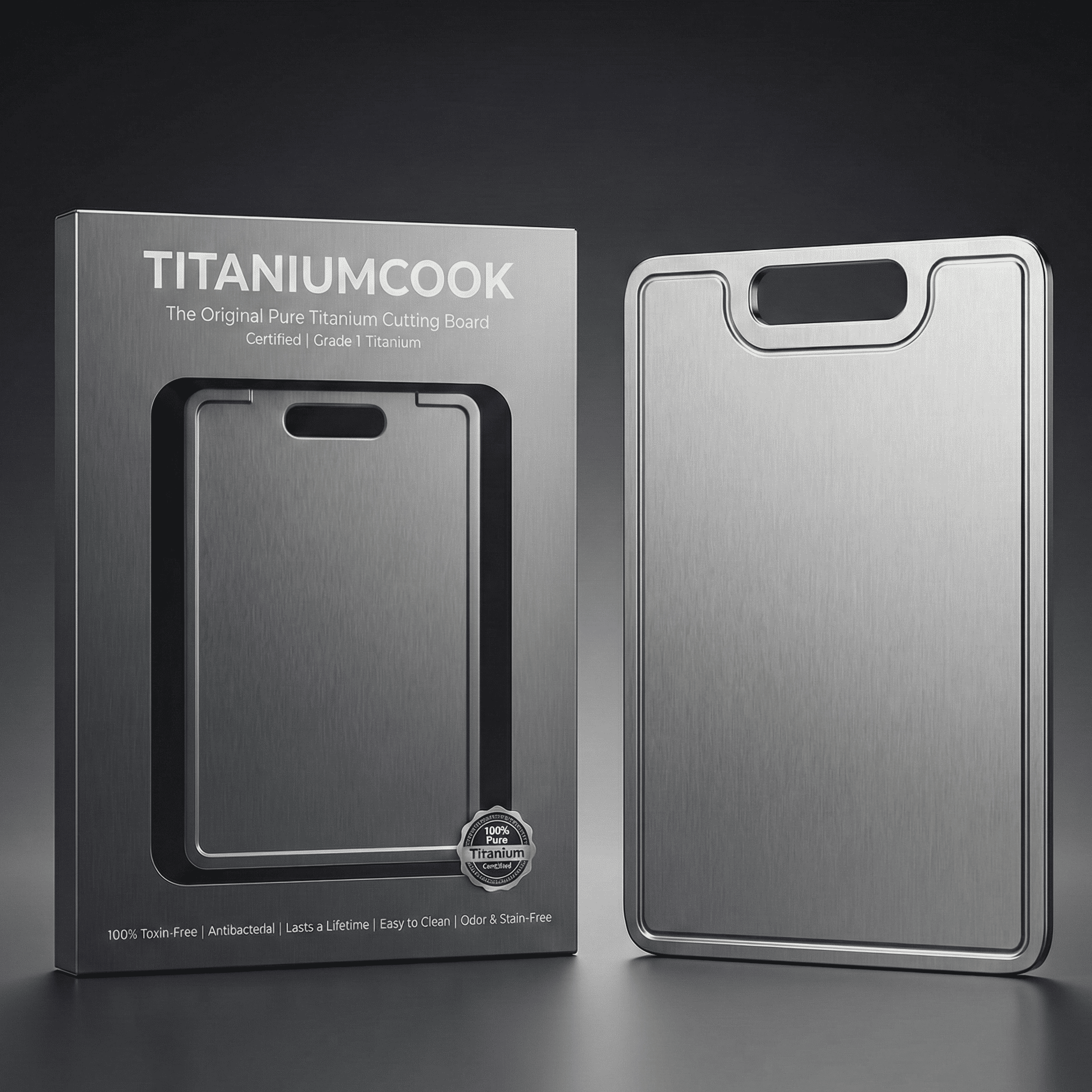 TitaniumCook Original Titanium Cutting Board