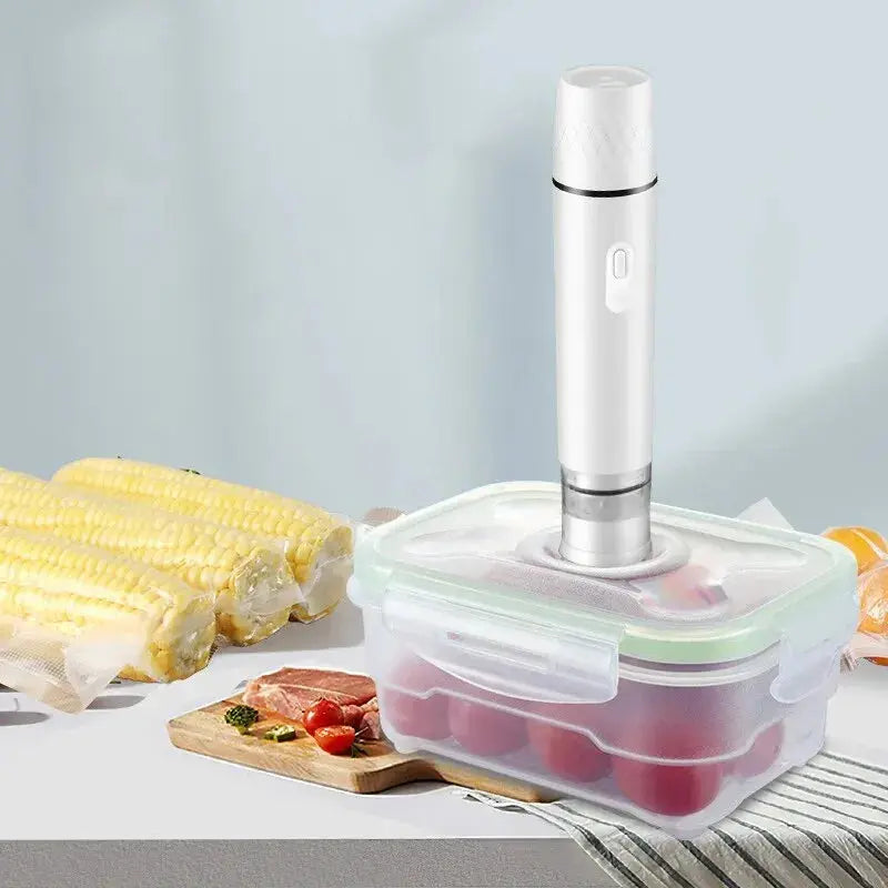 Mini Handheld Vacuum Sealer Machine Kitchen Vacuum Packer Machine Small Sealing Machine Portable USB Electric Food Vacuum Sealer TitaniumCook