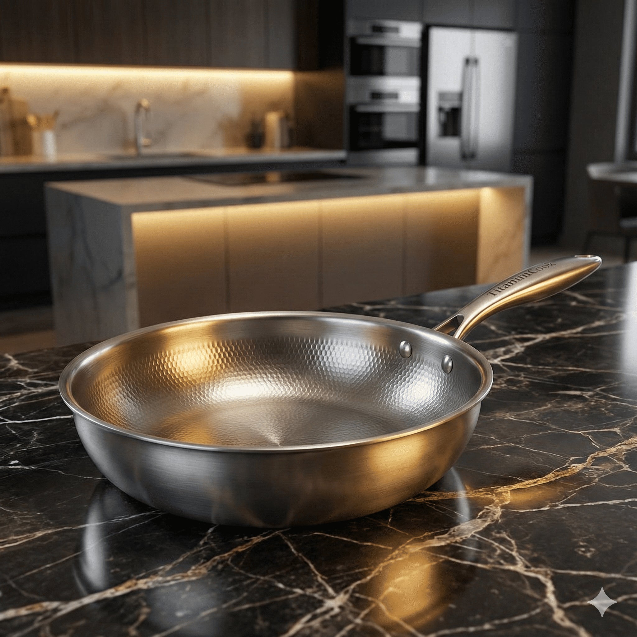 Pure Titanium Pan - Non-stick & 100% Healthy