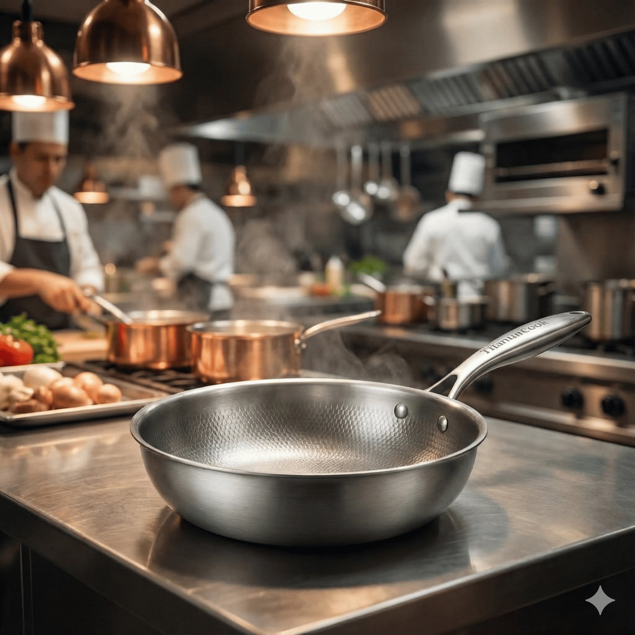 Pure Titanium Pan - Non-stick & 100% Healthy