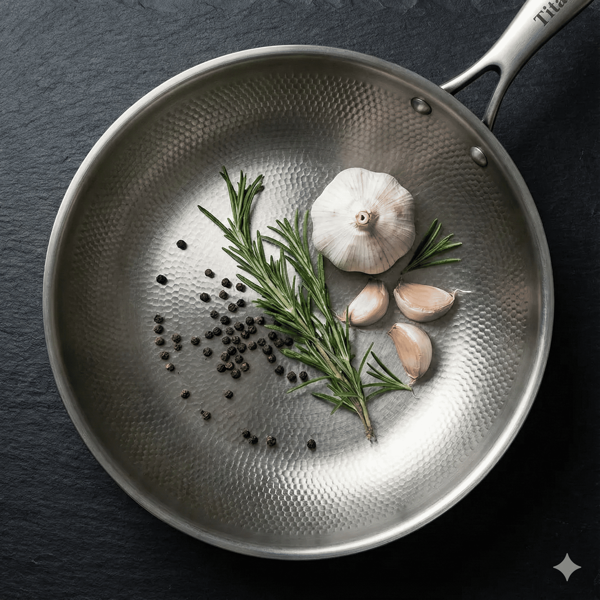 Pure Titanium Pan - Non-stick & 100% Healthy