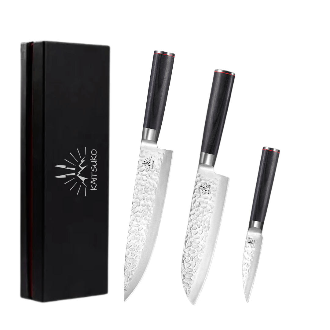 Set de 3 couteaux Japonais - Kaito - TitaniumCook