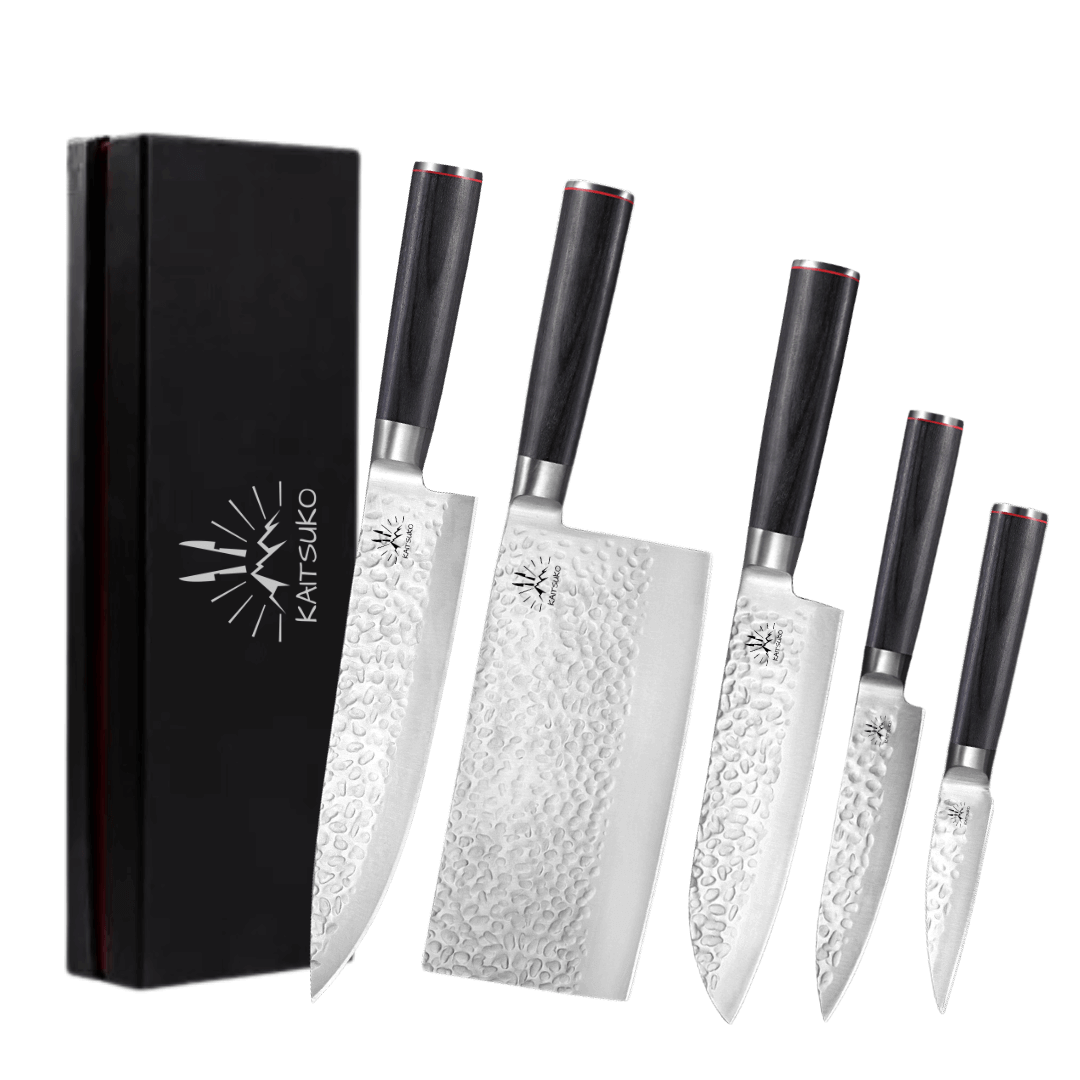 Set de 5 couteaux Japonais - Kaito - TitaniumCook