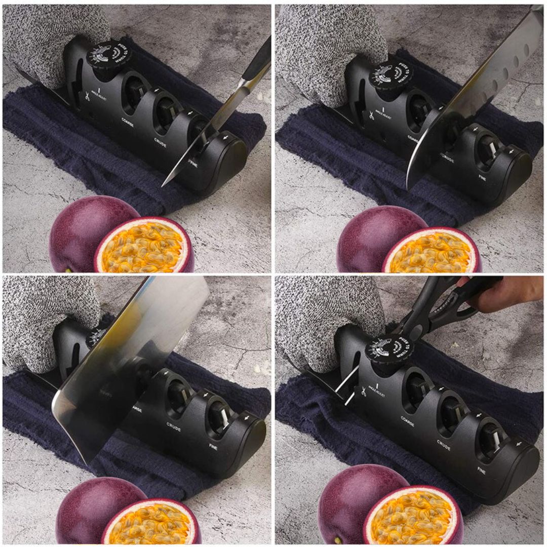 Aiguiseur adaptable rotatif toutes lames - TitaniumCook