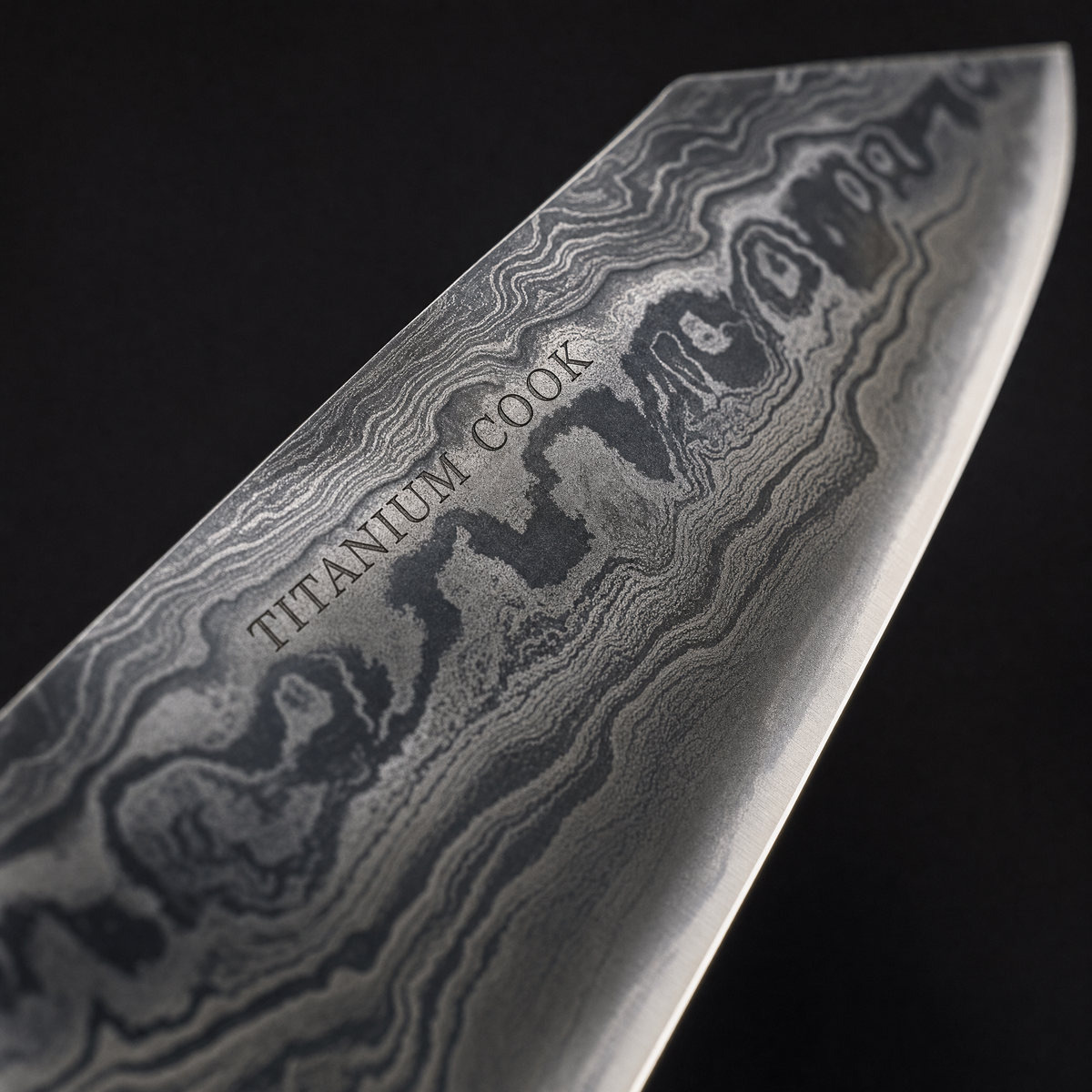 Kiritsuke-Messer Kyoto TitaniumCook – Detail der Klinge