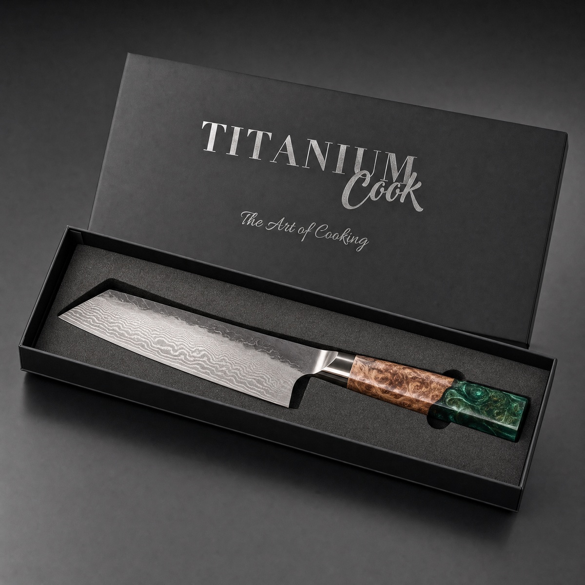 gift set TitaniumCook — Kiritsuke Jade Prism