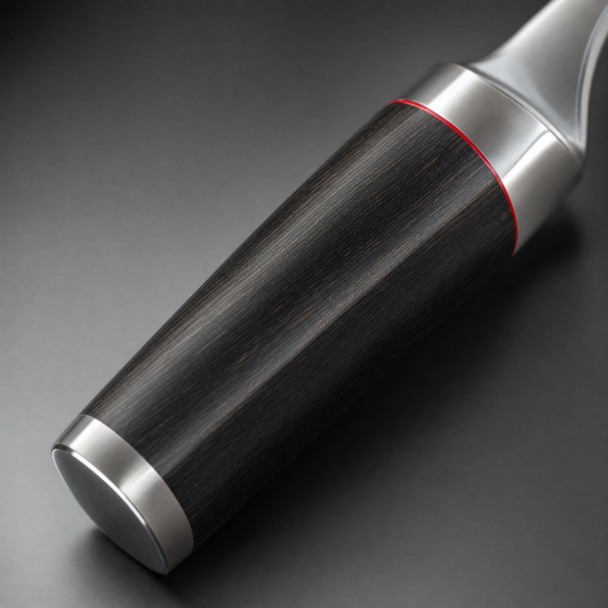 Octagonal pakkawood handle — Nocturne TitaniumCook paring knife