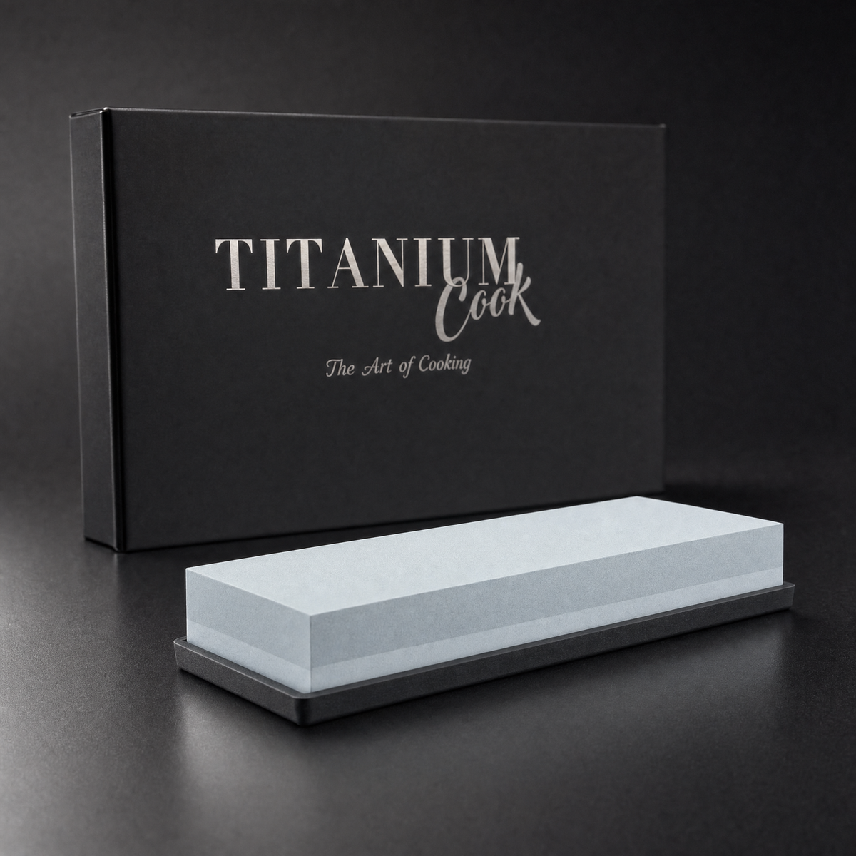 Whetstone, TitaniumCook set on a black studio background