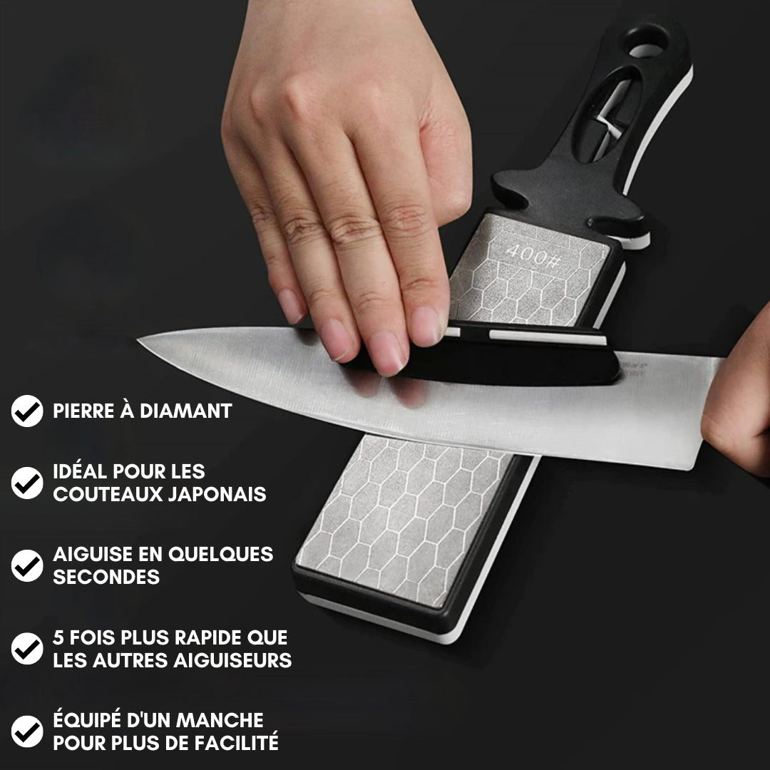 TitanStoneâ¢ – Aiguisage de précision en toute sécurité - TitaniumCook